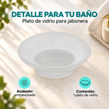 Plato de Vidrio Empavonado para Jabonera: características principales