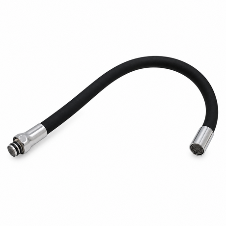 Cuello Flexible Negro para Monomando de Lavaplatos