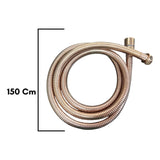 Manguera Teleducha De 1.50 Cm Oro Rosa  Alta Resistencia