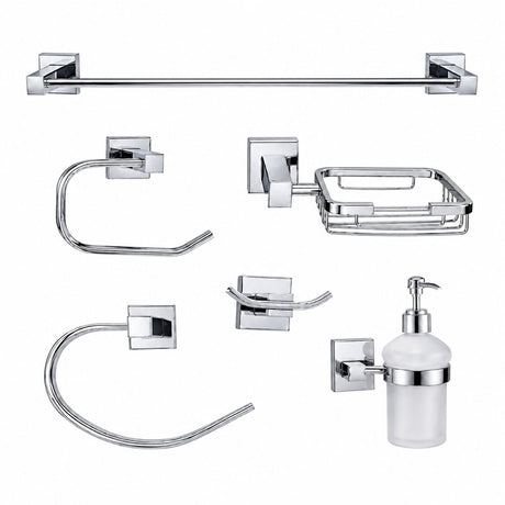 Juego de accesorios Palace 6 piezas cuadrado pesado Metal