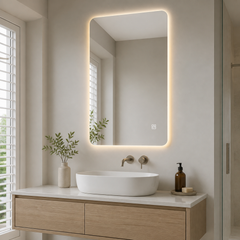 Espejo LED 70 x 100 cm con Tres Tonos de Luz