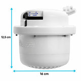 Ducha Eléctrica Fusion Blanca con Manguera 220 V, 16 cm imagen 4