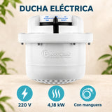 Ducha Eléctrica Fusion Blanca con Manguera 220 V, 16 cm imagen 5