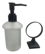 Juego de Accesorios de Baño Xcaret 6 Piezas Negro | Set Completo para Baño Moderno y Elegante