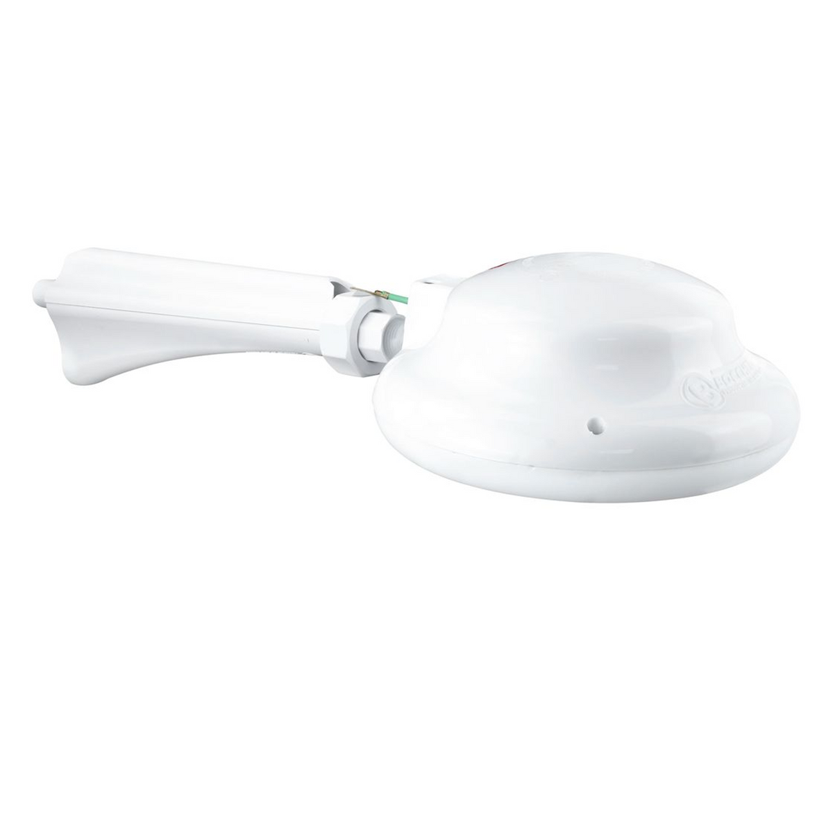 Ducha eléctrica blanca Maxi Zent con niple, vista oficial