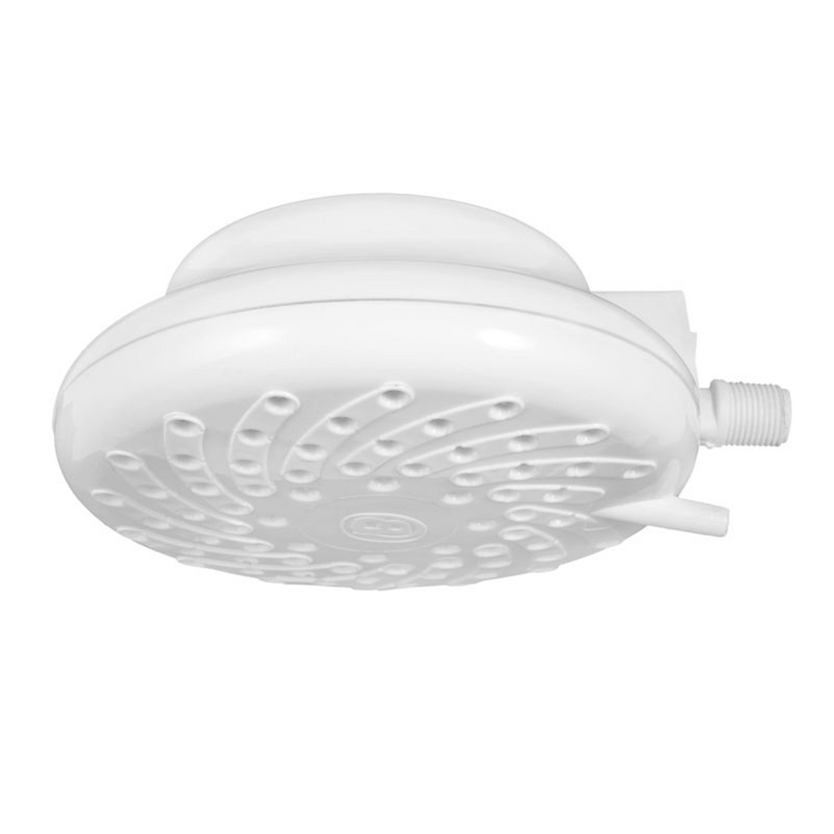 Ducha eléctrica blanca Maxi Zent, vista inferior oficial