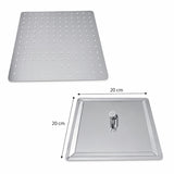 Conjunto de Ducha Orca Cromado con Monocontrol, Regadera 20 × 20 cm y Brazo de 40 cm