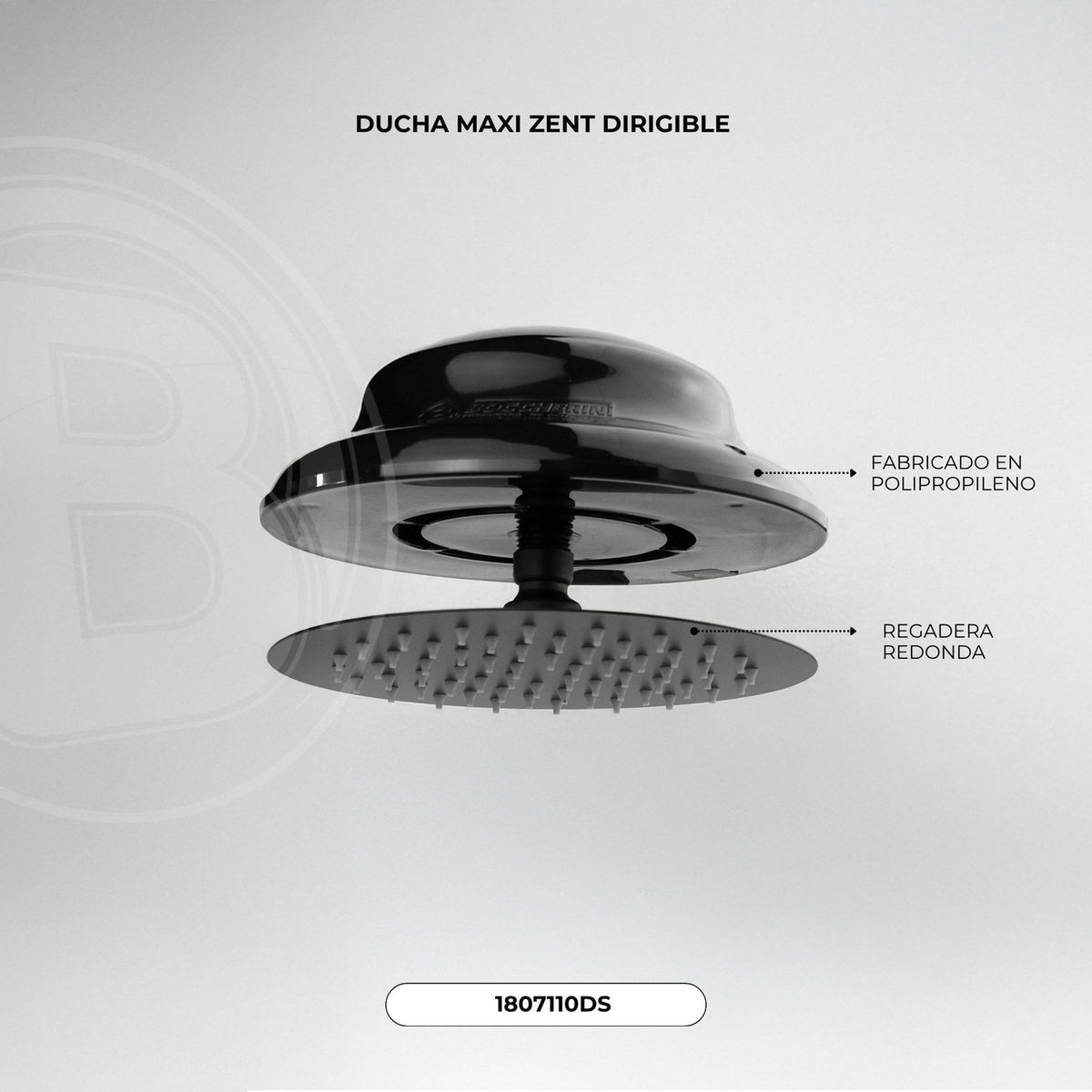 Ficha oficial de ducha eléctrica negra