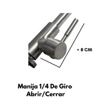 Llave Para Lavaplatos En Acero Inoxidable