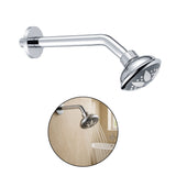 Pack 3 Ducha Regadera ABS Redonda Cromada Filtro Ahorro Agua