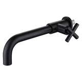 Llave Lavamanos Pared Negra