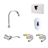 Kit Grifería Con dispensadores y Válvula pedal