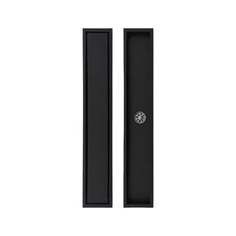 Rejilla Rectangular 60 CM Invisible Negro