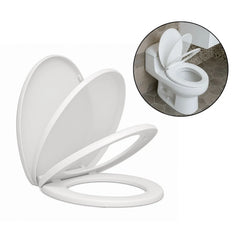 Tapa Asiento Sanitario Alongado Blanco Caida Lenta