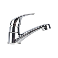 Llave Lavamanos Sencilla Palanca Zinc Acabado Cromado