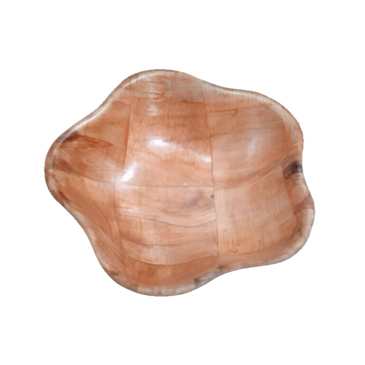 Taza Estilo Madera Plástica Forma De Flor. 20*20