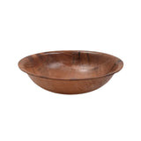 Taza Redonda Estilo Madera Plástica De 15 Cm.
