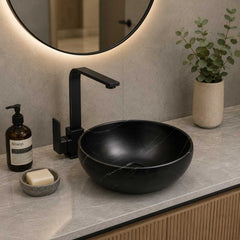 LAVAMANOS SOBREPONER OVALADO NEGRO 420*300*155CM