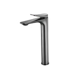 Lavamanos Monocontrol Alto Volare Gris Concreto Diseño Moderno