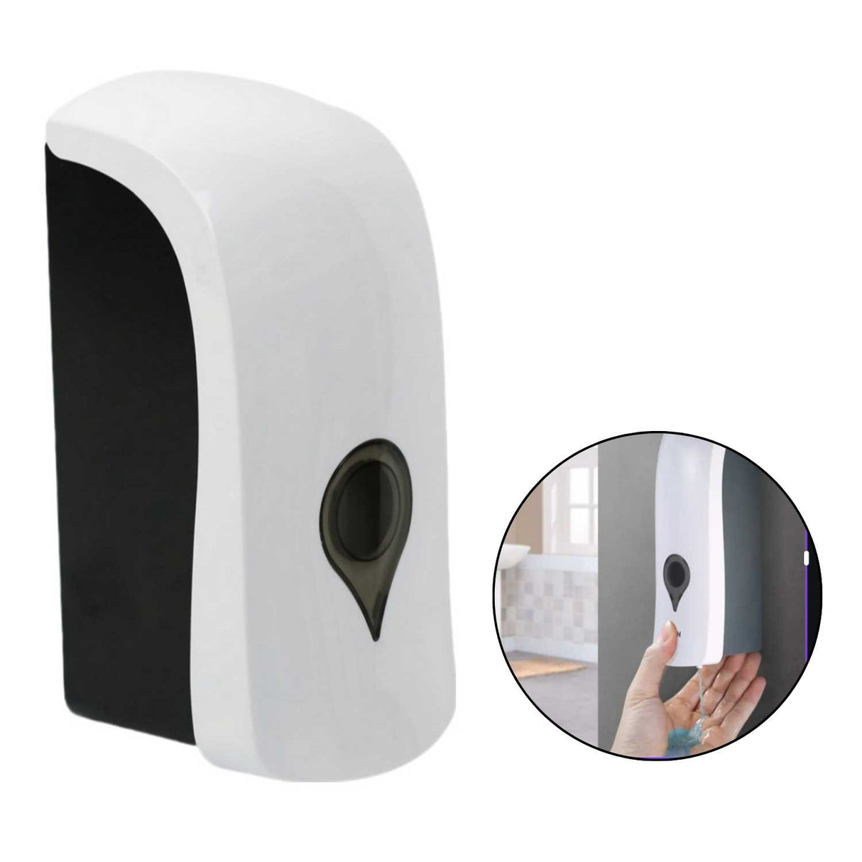 Dispensador de Jabón Líquido o Espuma 1000 ml – Montaje en Pared