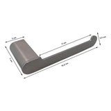 Portarrollos Kassel Gris Cobalto en Zamak 16,5 cm para Baño