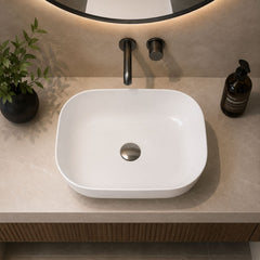 Lavamanos Rectangular de Sobreponer 40 x 30 x 14 cm