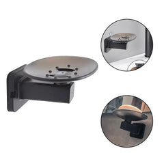 Jabonera para Baño - Negro, ABS, Alta Resistencia, Fácil Instalación