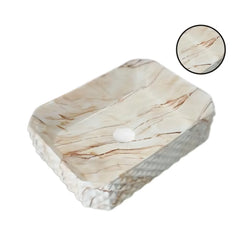 Lavamanos Stella Calacata Beige 50 × 37 cm