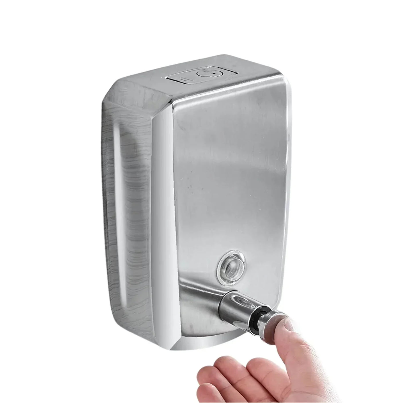 Dispensador Jabón 1000 Ml Acero Inoxidable 304 Institucional, Alta Calidad