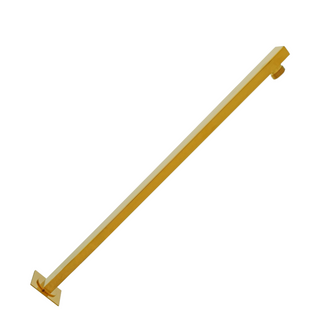 Exclusivo Tubo de Ducha Cuadrado en Dorado
