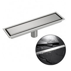 Rejilla Baño Invisible Acero Inoxidable Antiodor 30X10