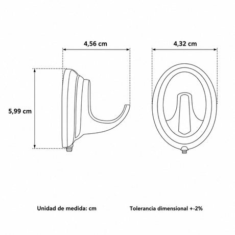 Set de Accesorios de Baño Colomba Cromado de 5 Piezas