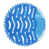 Pantalla desodorante antisalpicaduras para orinal azul en EVA de 17 x 17 cm, vista 1
