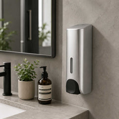Dispensador de Jabón Cromado 300 ml | Dosificador Elegante para Baño y Cocina