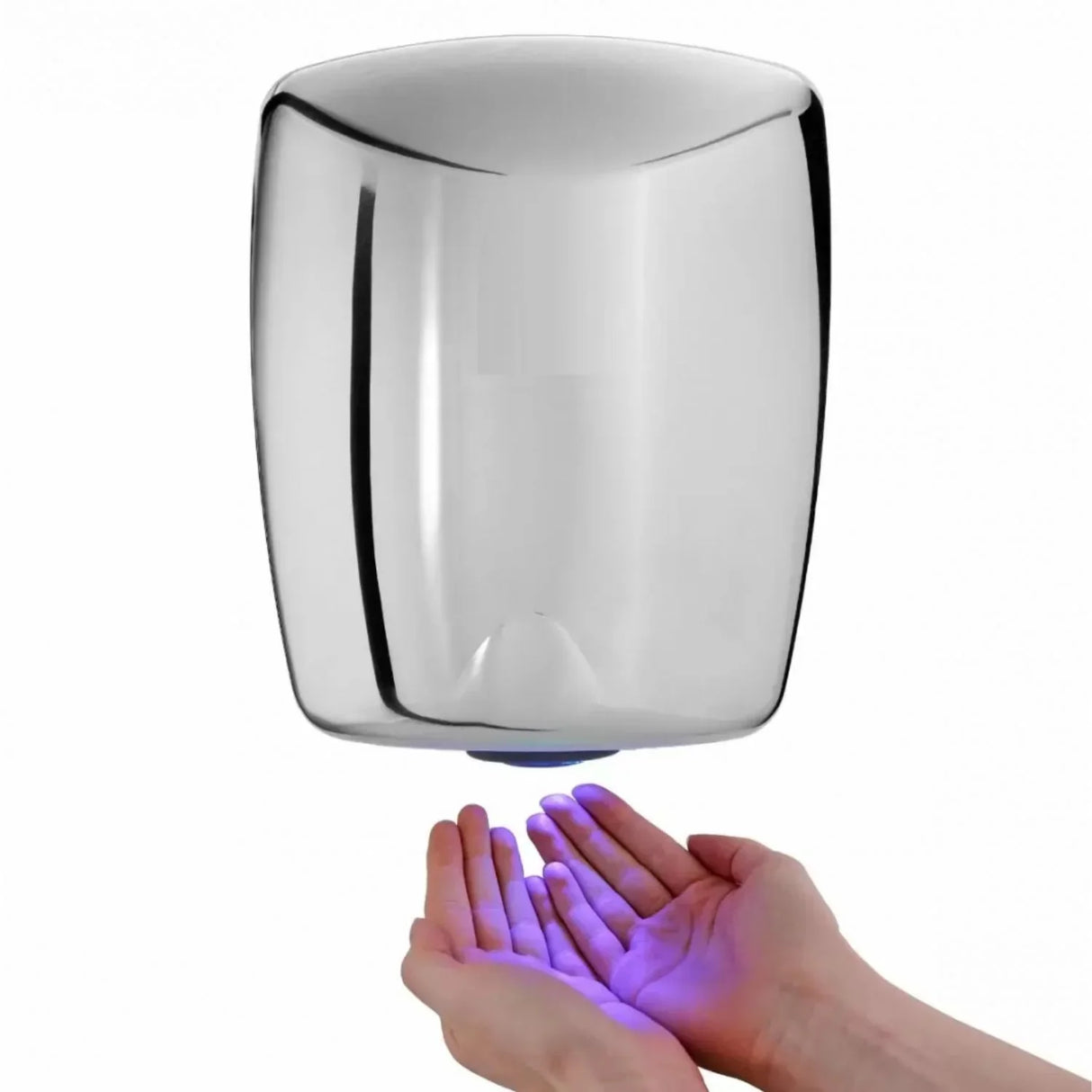 Secador de manos brillante / Tornado mediano automático infrarrojo acero inoxidable