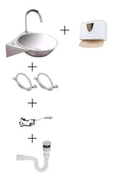 Kit Válvula Pedal, Cuello, Lavamanos, Dispensador , Sifón
