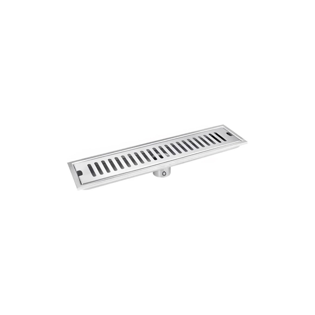 Rejilla Acero Acabado Brillado De 40cm X 10cm Para Piso