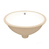 Lavamanos De Bajo Poner Vancouver Blanco Ovalado Con Rebose - 33x29x17 Cm | 42x34x20 Cm | 47x39x19 Cm