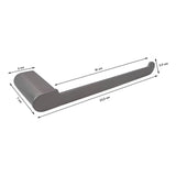 Toallero de Mano Kassel Gris Cobalto en Zamak 23,5 cm para Baño