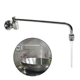 Griferia Restaurante Oscilante Automático Sunrise 12” para Rango de Wok Comercial