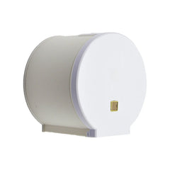 Dispensador de Papel Higi‚nico en ABS con Bot¢n Blanco