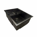 Lavaplatos Acero Inoxidable 304 Negro 60 x 45 x 21 cm