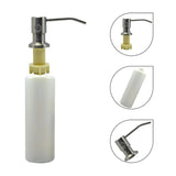 Dispensador de jabón líquido de mesa tipo push blanco - vista principal