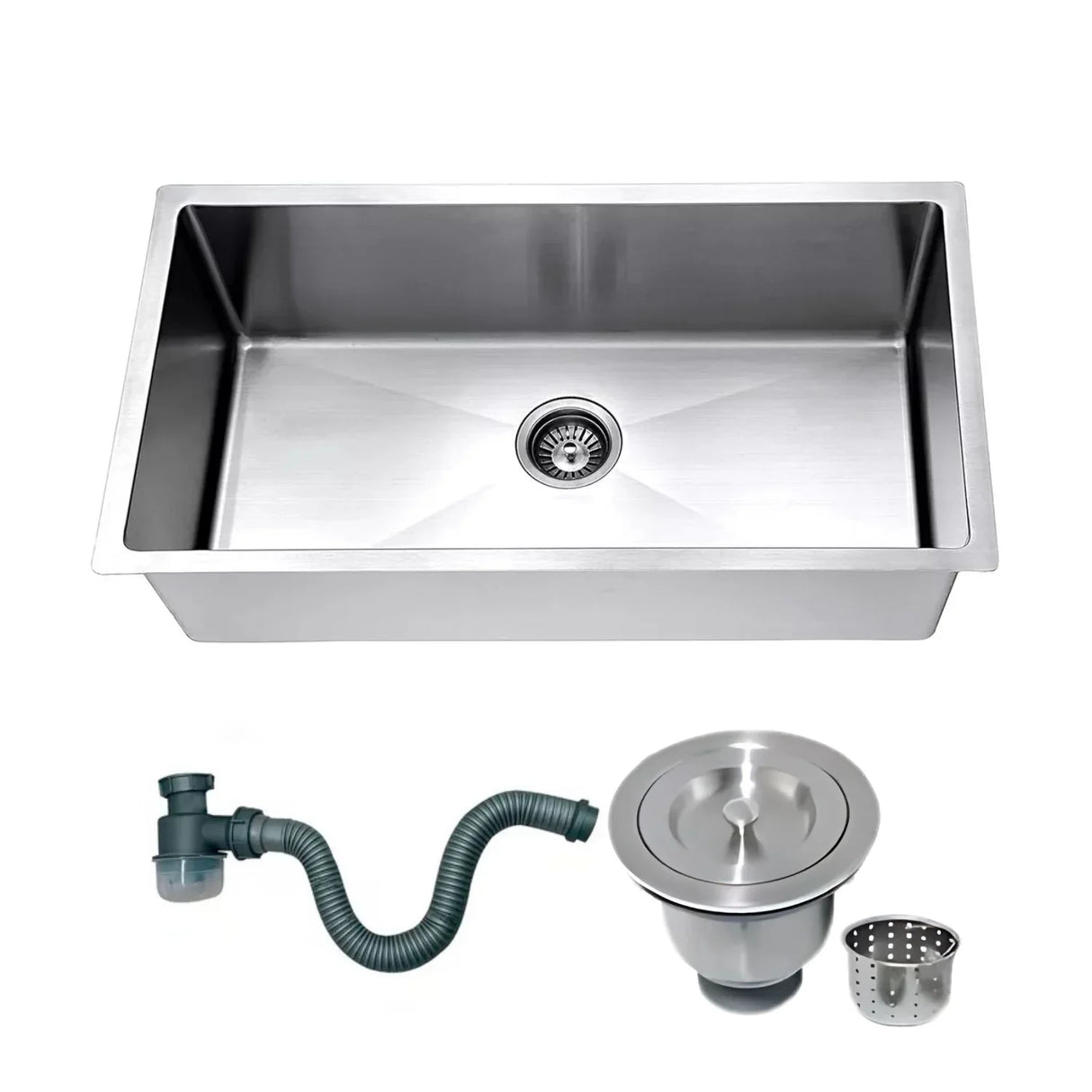LAVAPLATOS SATINADO 76X45 EN ACERO INOX 304