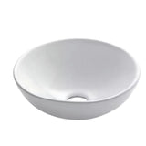 Lavamanos Sobreponer En Porcelana Round Deluxe Diámetro de 32 cm y profundidad de 13 cm.