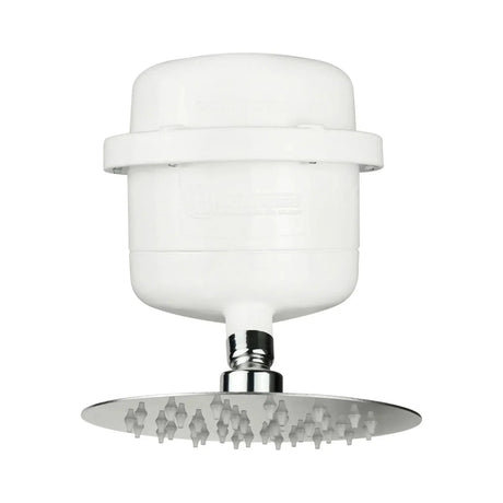 Combo Ducha Eléctrica Victory Slim Blanca 110 V + Barra de Seguridad Acero Inoxidable Cromada 50 cm