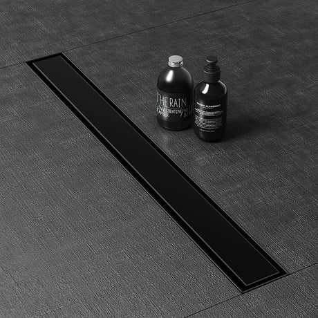 Rejilla Rectangular 60 CM Invisible Negro