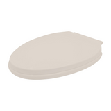 Asiento Sanitario Alargado Beige Hueso completo sobre fondo blanco profesional