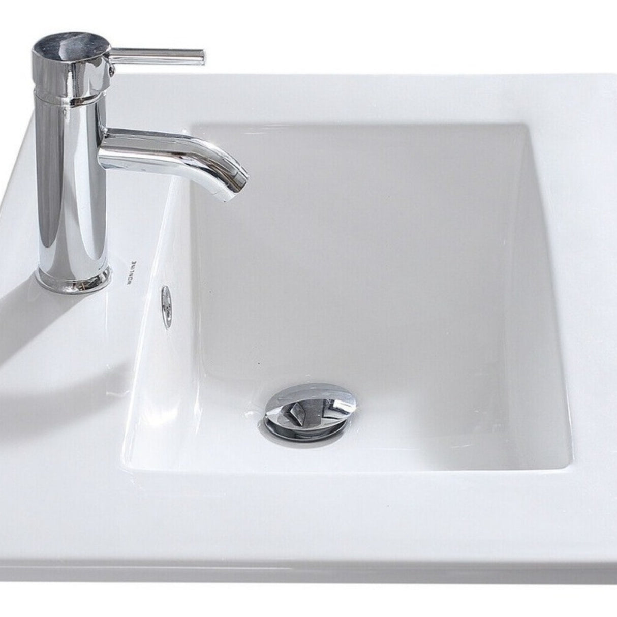 Kit Lavamanos 60x47 De Mueble-griferia Y Desagüe Sifón Tames