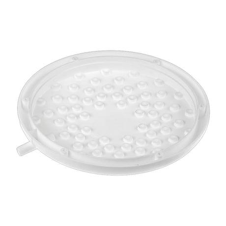 Regadera Blanca con Bajante para Ducha Zent